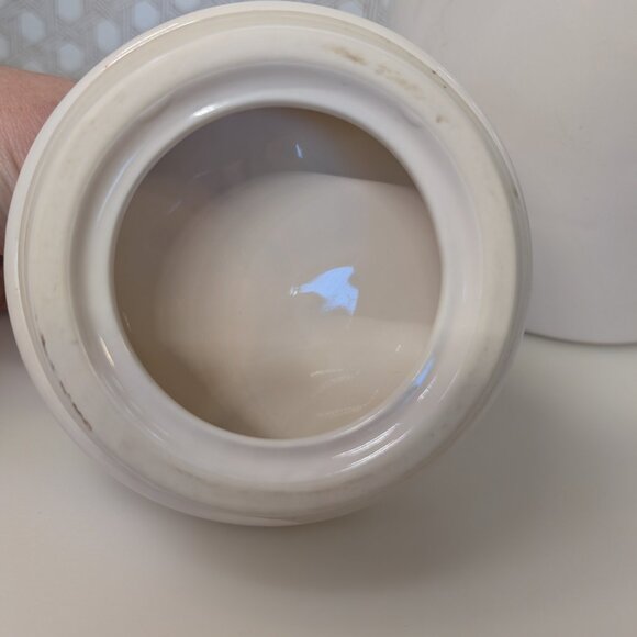 Rae Dunn Made With Love Canister Cookie Jar With Lid Farmhouse Decor Black White - Picture 6 of 11